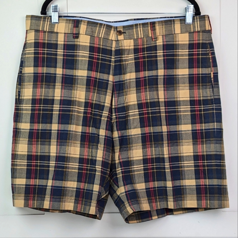 Brooks Brothers 346 Mens Madras Shorts Sz 38